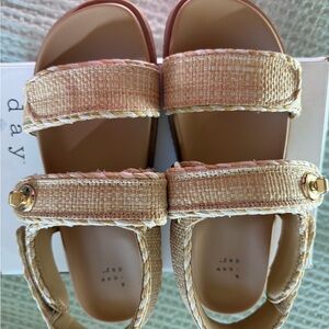 Woven Tan Sandals